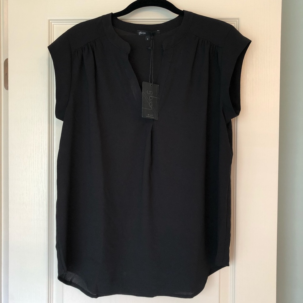 Gibson Split Neck Blouse